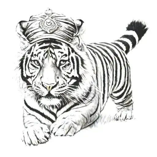 Singh Nalwa With Tiger