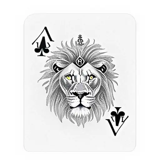 Jack Of Spades Five Of Spades Lion Poker Face