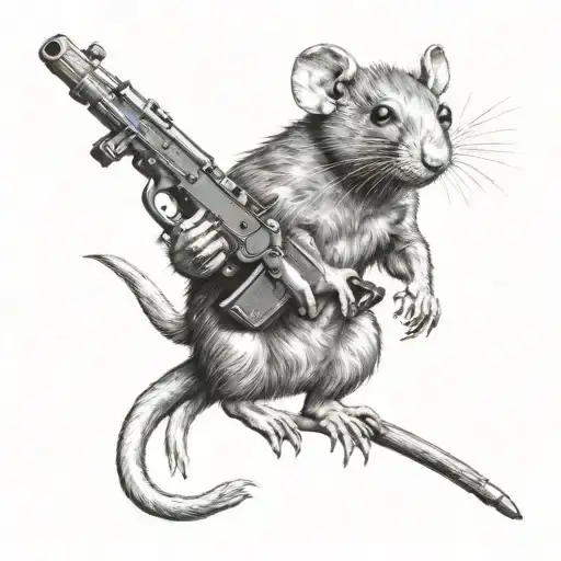 A Rat With A Gun