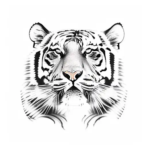 Full Body Tiger With Two Heads