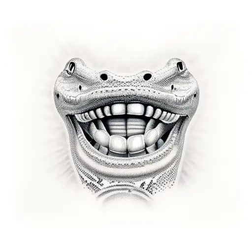 Mouth With Snake As Tongue