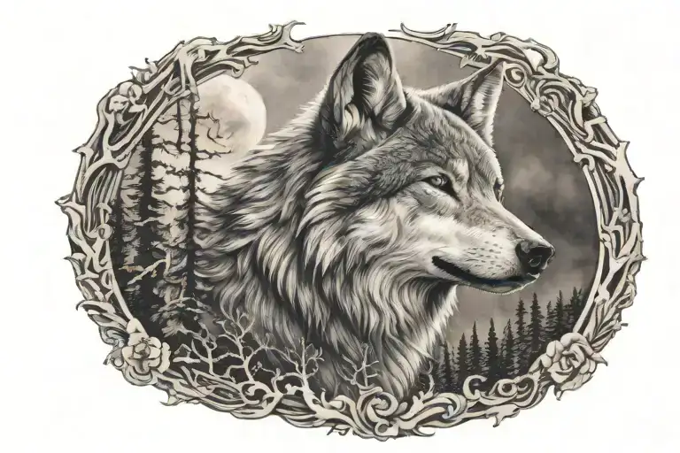 Gray Wolf Howling