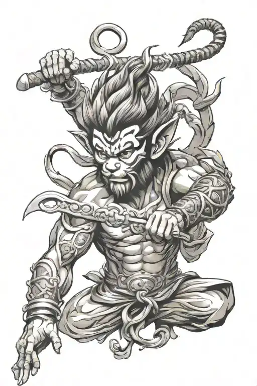 Sun Wukong Half Sleeve