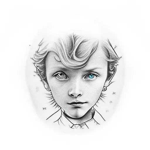 The Little Prince Inside A Human Face