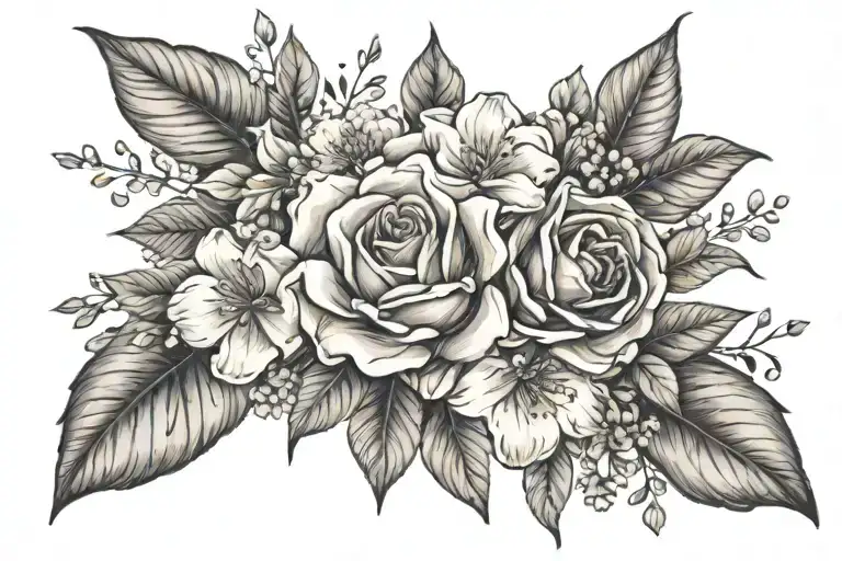 Wedding Date With Flowers Around It