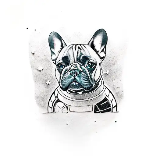 A French Bulldog Dressed Up As A Marvel Superhero Rocket