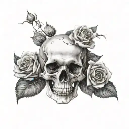 Skull Roses Sward