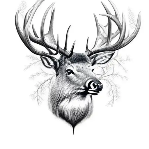 Rutting Elk In Nature