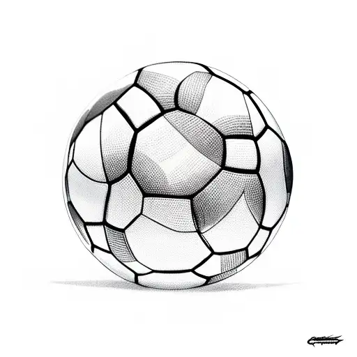 Red Dog With Soccer Ball