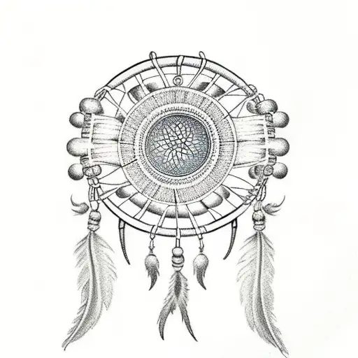 Dream Catcher And Guitar