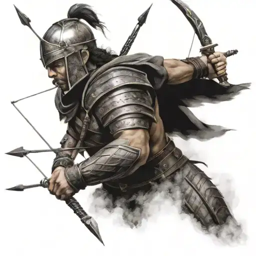 Warrior Shielding Arrows