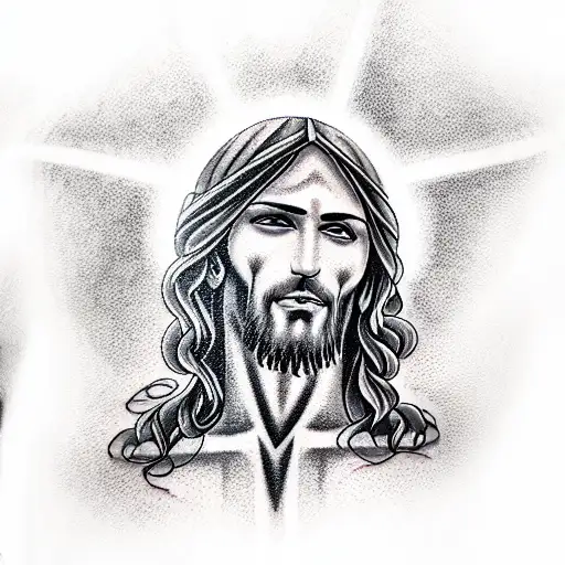 Jesus Face Wuth Crow