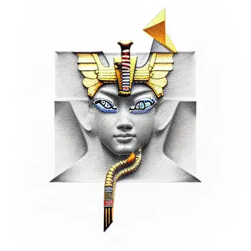 Egyptian Mythology Tattoo With A Twist Of Rock