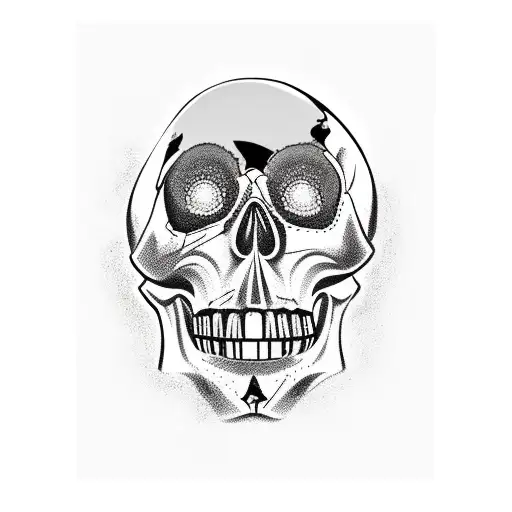 Mexican Skull With Guns