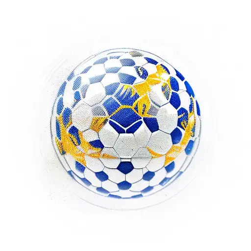 Cruzeiro Esporte Clube Logo With A Realistic Soccer Ball