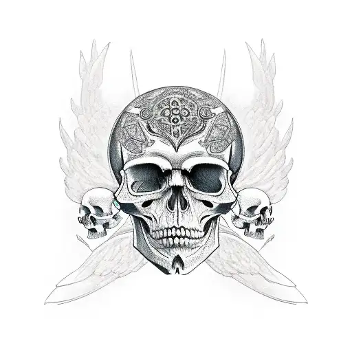 Crow And Skull