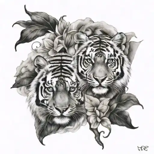 Tiger And Virgo And Saphhire