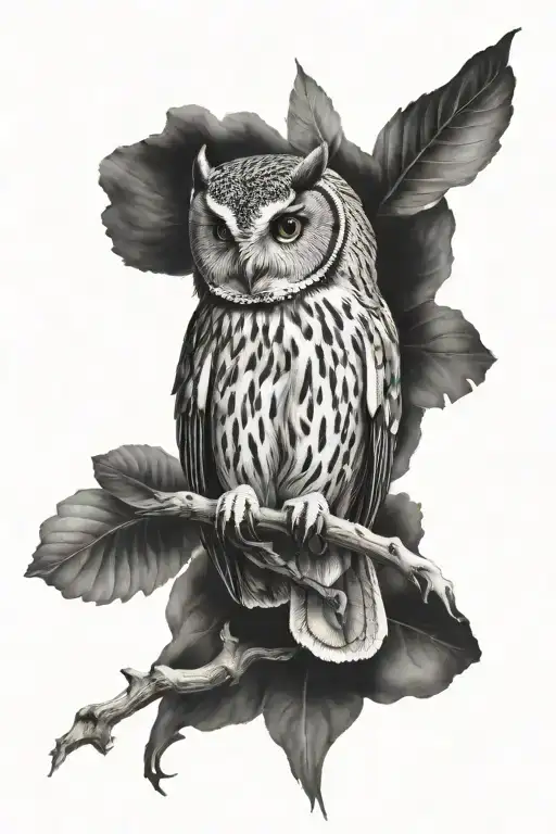Owl Tatto Grief