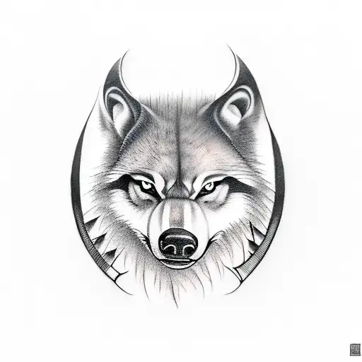 A Wolverine And A Wolf