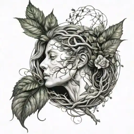 Mother Nature Elements Intertwined