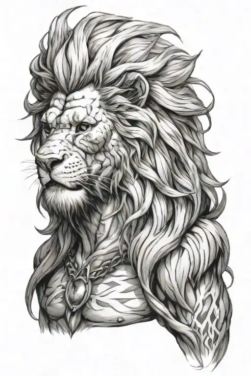 Lion Mane Hair From Songoku Super Sayan 3