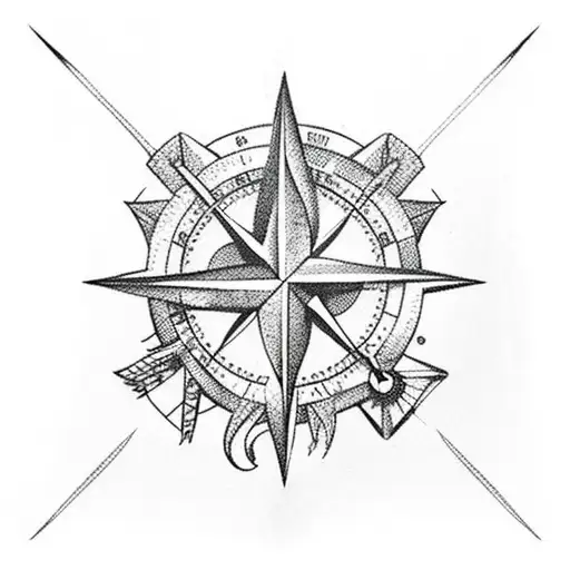 Arrow And Compass