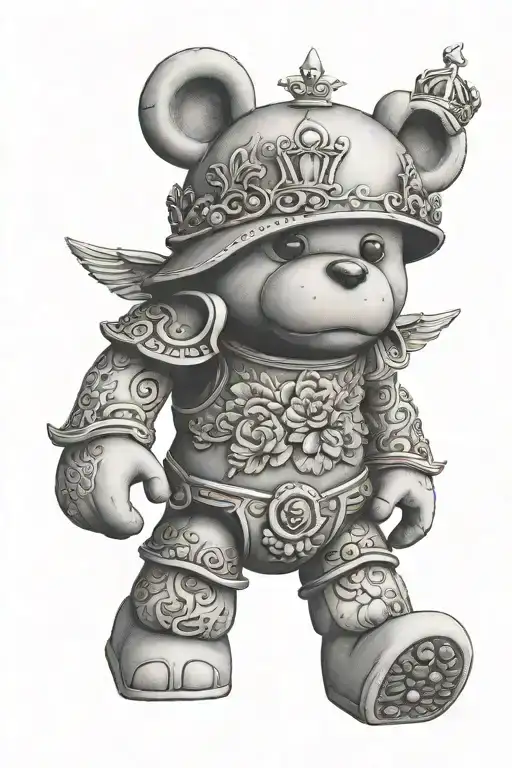 Bearbrick Wearing Crown