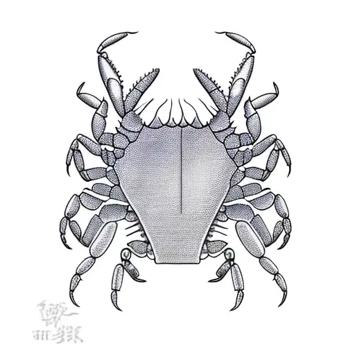 Crab With Asian Women Eyes And Lega