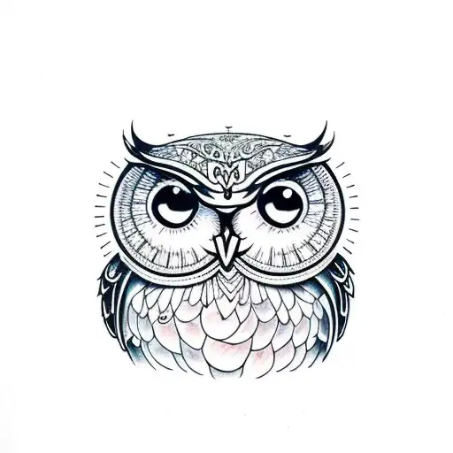 Cute Light Owl