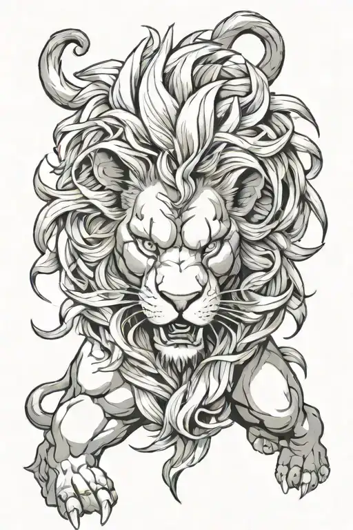 Lion Songoku Super Sayan 3