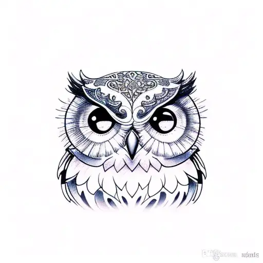 Cute Light Owl