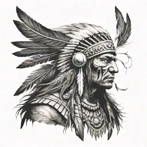 Crow Indian Warrior