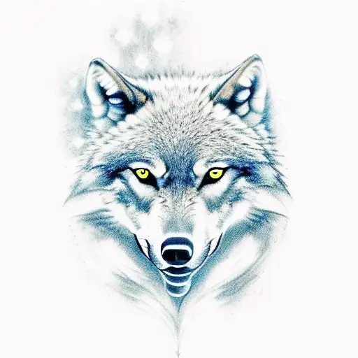 A Wolf In The Night Battling His Emotions Because He Doesn't Want To Be Lonely Anymore