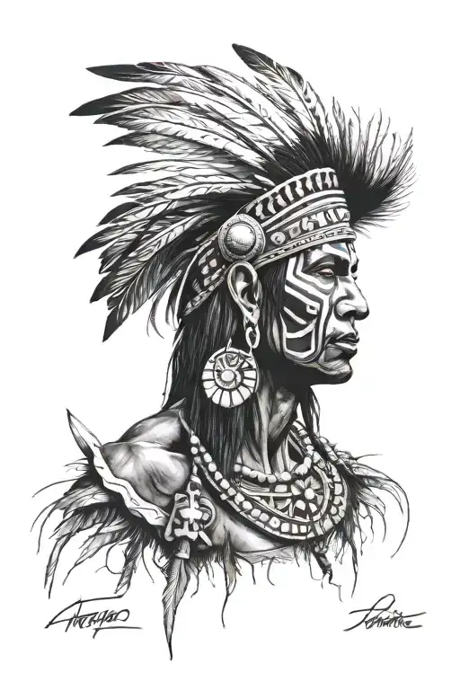 Taino Indian Warrior