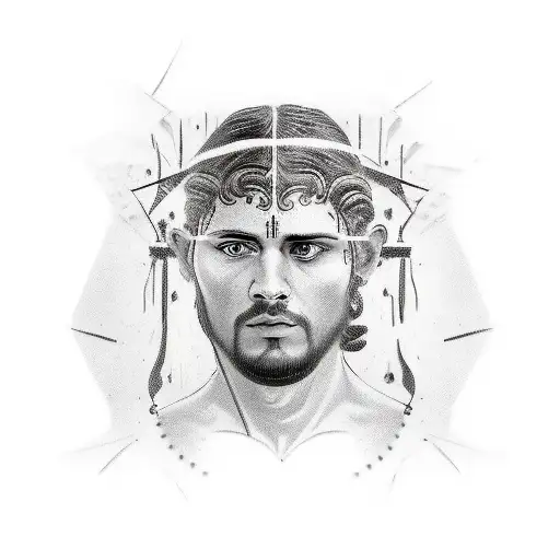 Roman Birth Date Number With A Human Face