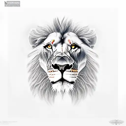 A Lion Next To A Lioness In A Realistic Format