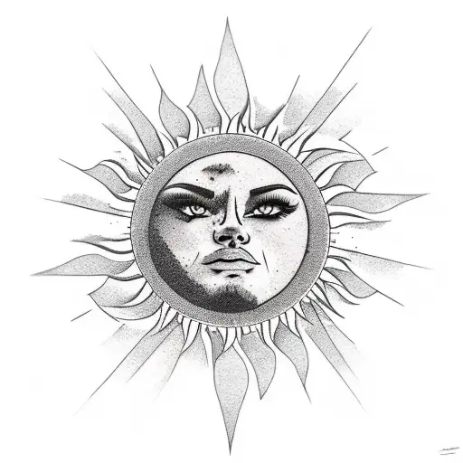 Top Of Mountain With Sun Behind It