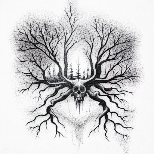 Eerie Haunted Forest