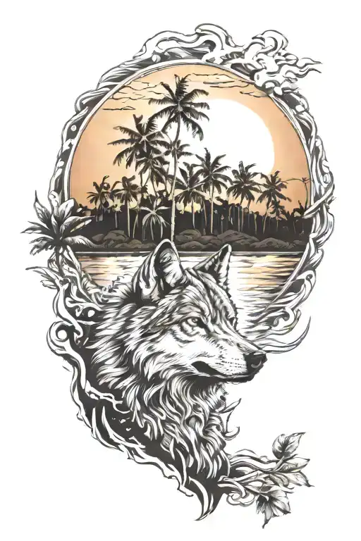 Wolf Within The Tropic Sun Summer