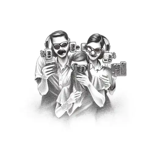 A Group Of Friends Socializing And Playing Video Games Together