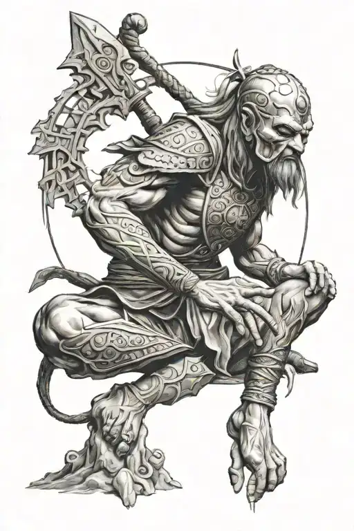 Slient Warrior Meditating