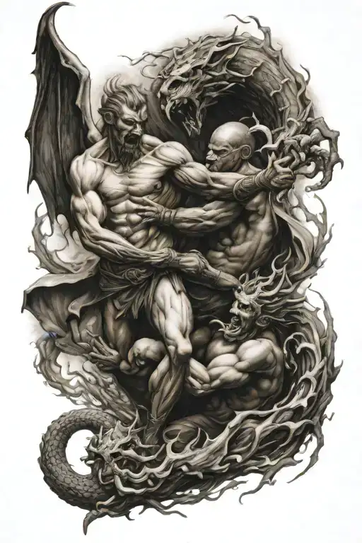 Fight Between Good And Evil