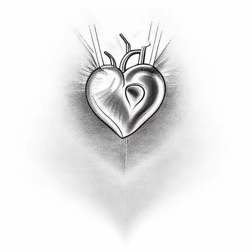 Heart Line With Name Manish