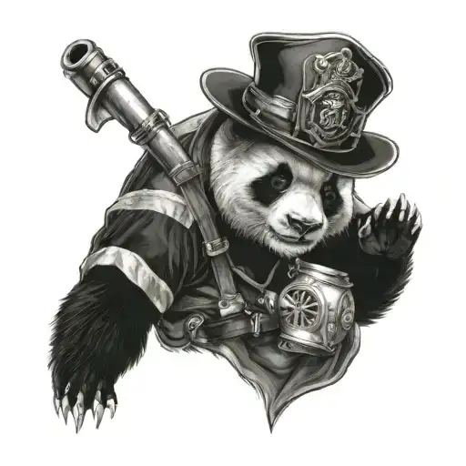Panda Firefighter