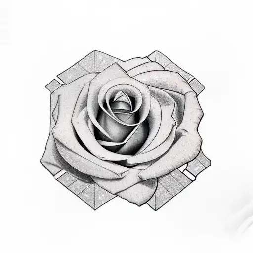 Geometric With Rose
