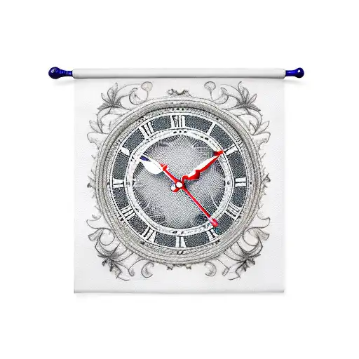Clock Hemstitch Banner