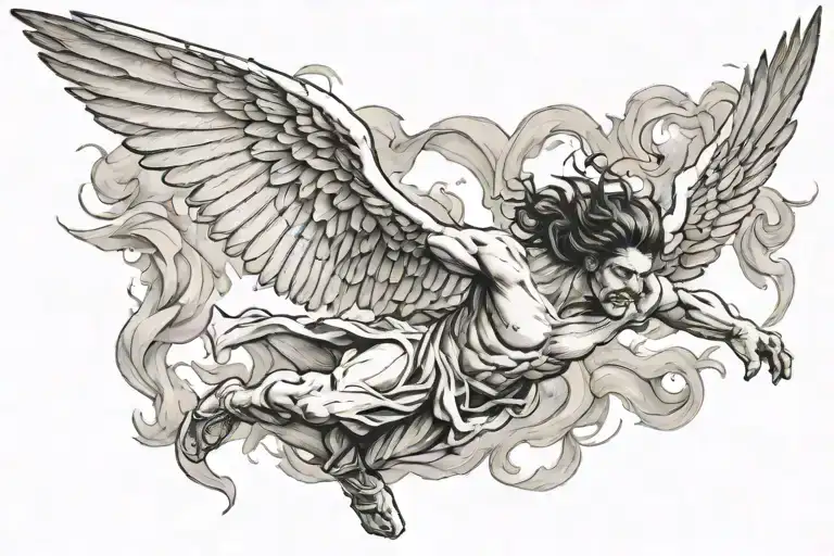 Icarus Falling Angel