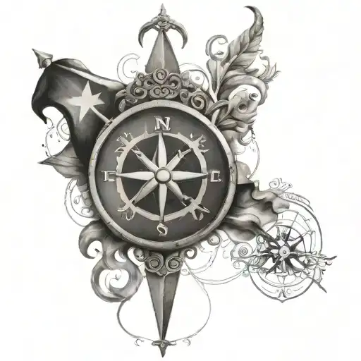 Heraldry And Compass