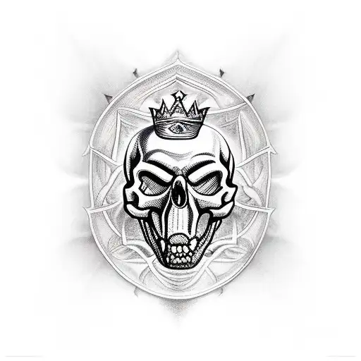 King's Crown Skull