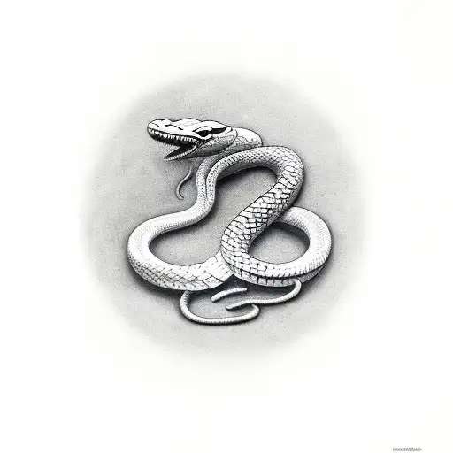 Snake On Knife With Date On It